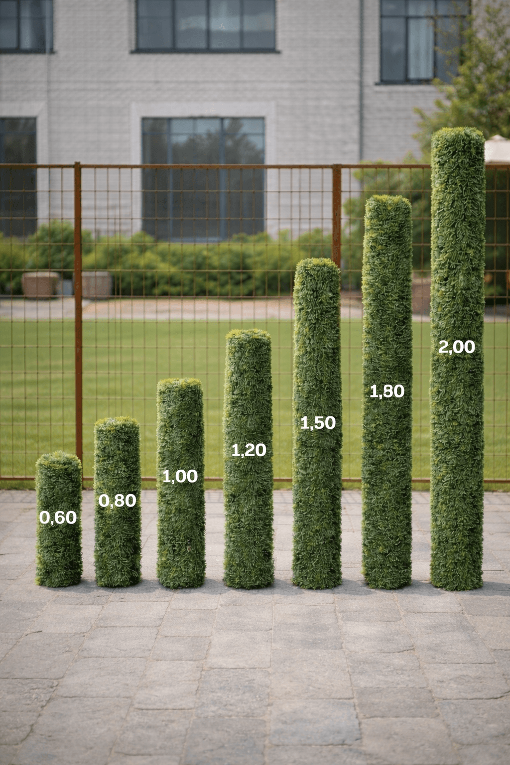 Seto Artificial Verde para Vallas y Ocultaciones de Jardín 99%